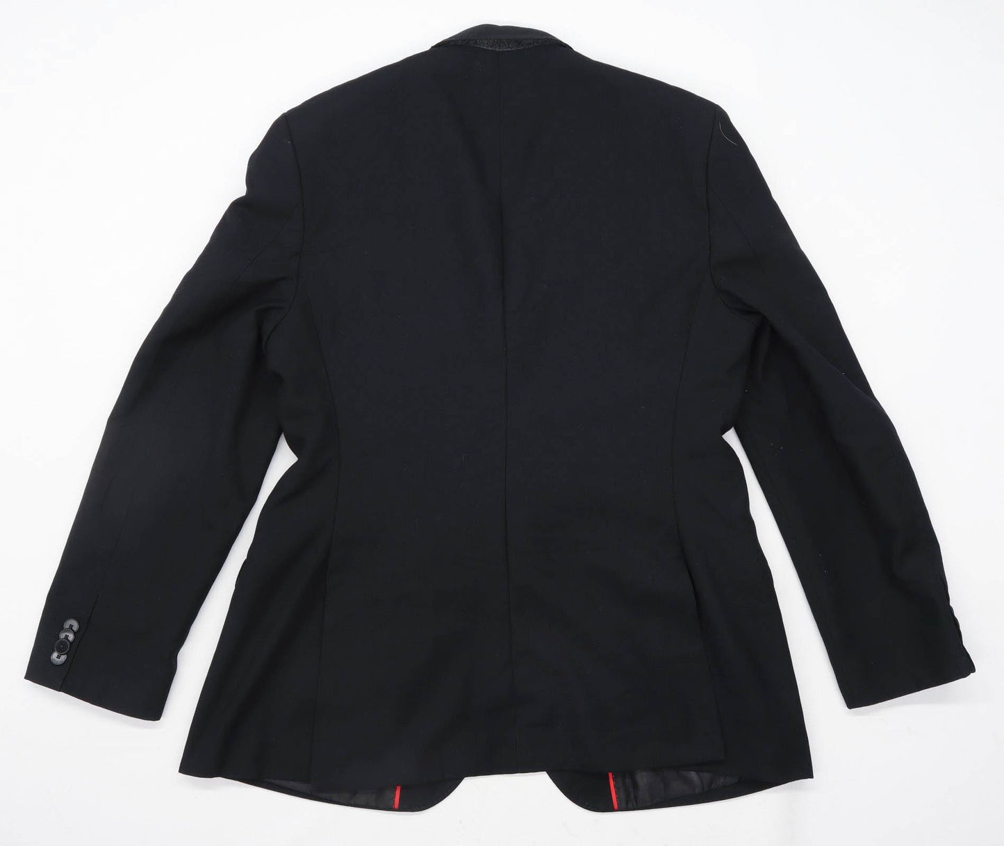 Raymond Mens Wool Blend Black Suit Jacket 40 Chest (Regular)