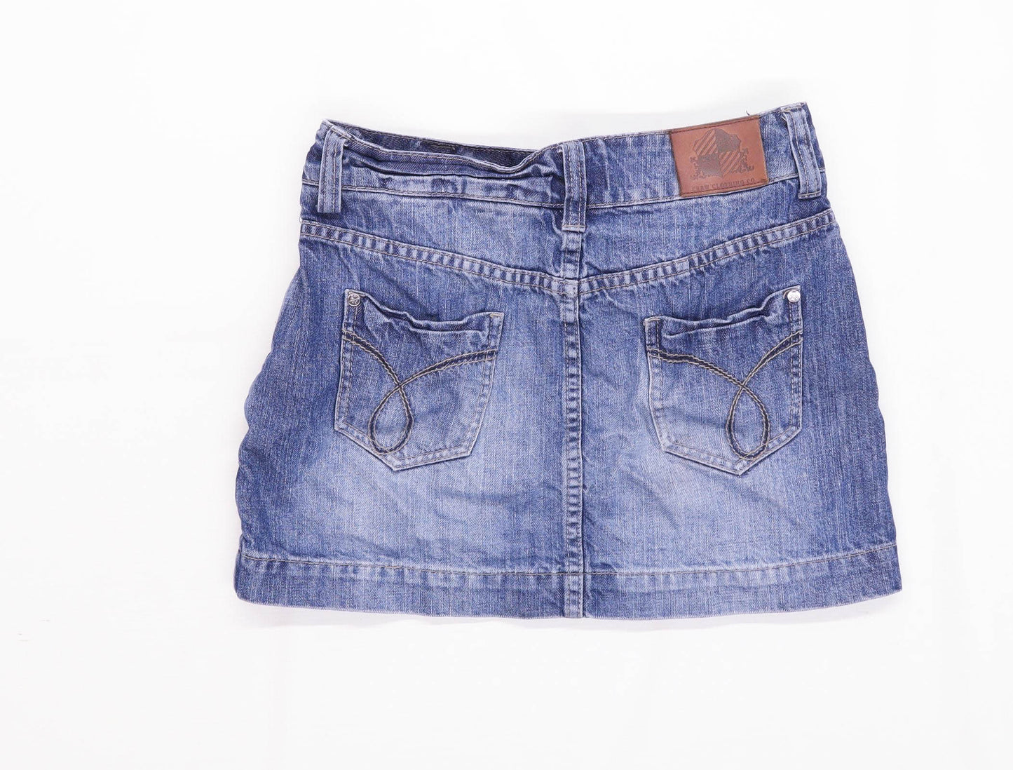 Crew Clothing Womens Size W30 Denim Blue Skirt (Regular)