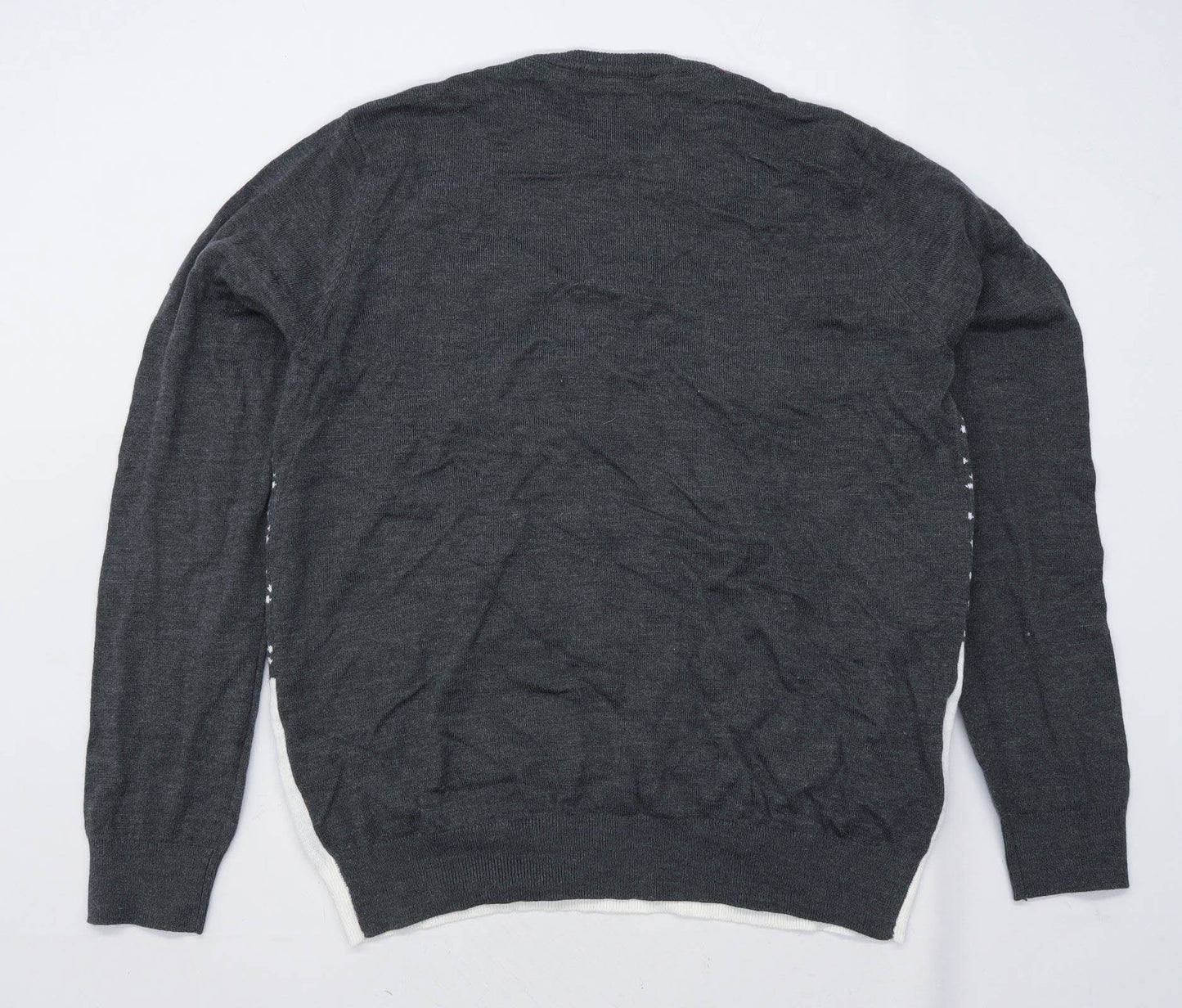 Threadbare Mens Size XL Graphic Grey Christmas Jumper