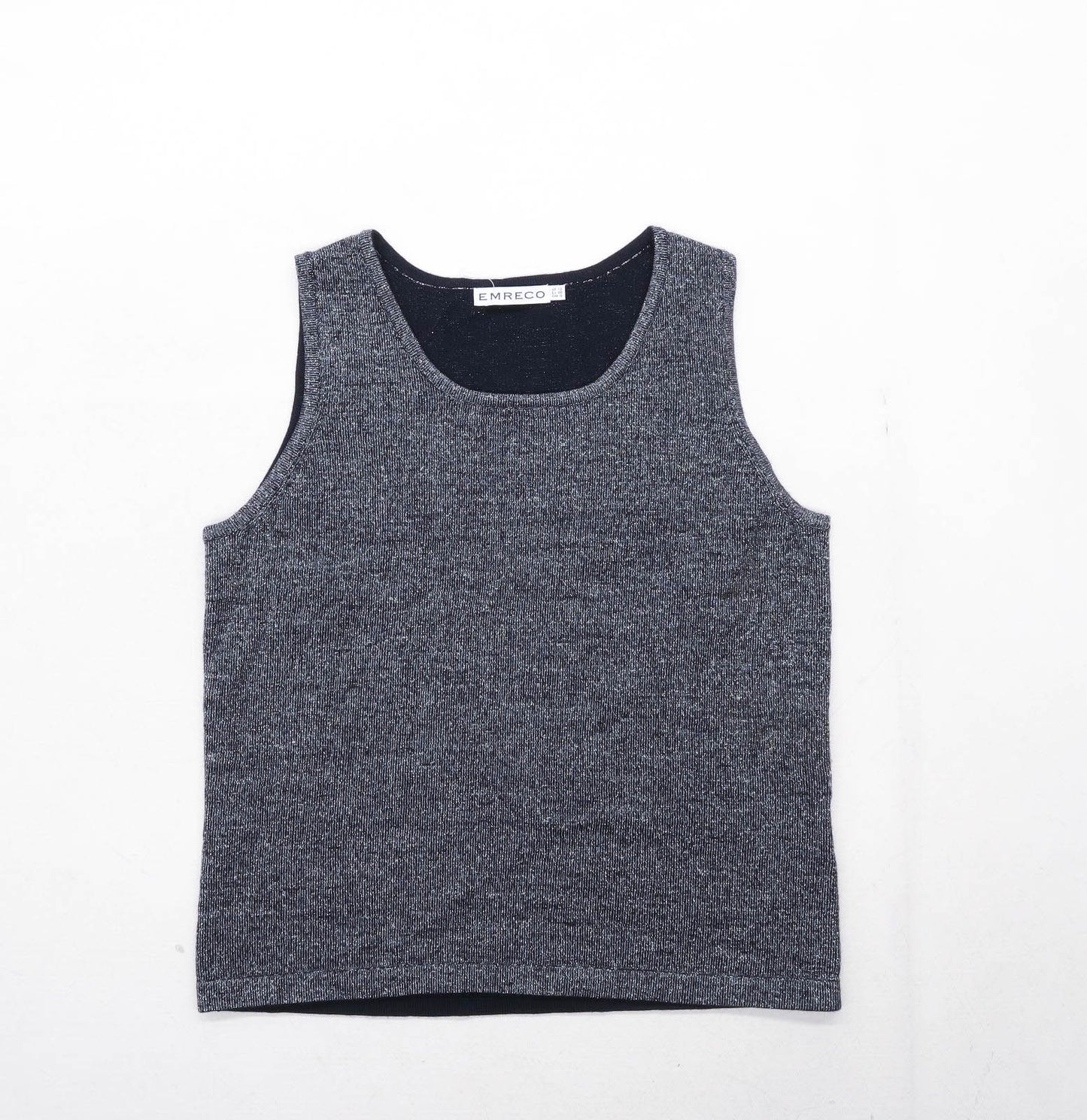 Emreco Womens Size 12 Elastane Blend Silver Top (Regular)