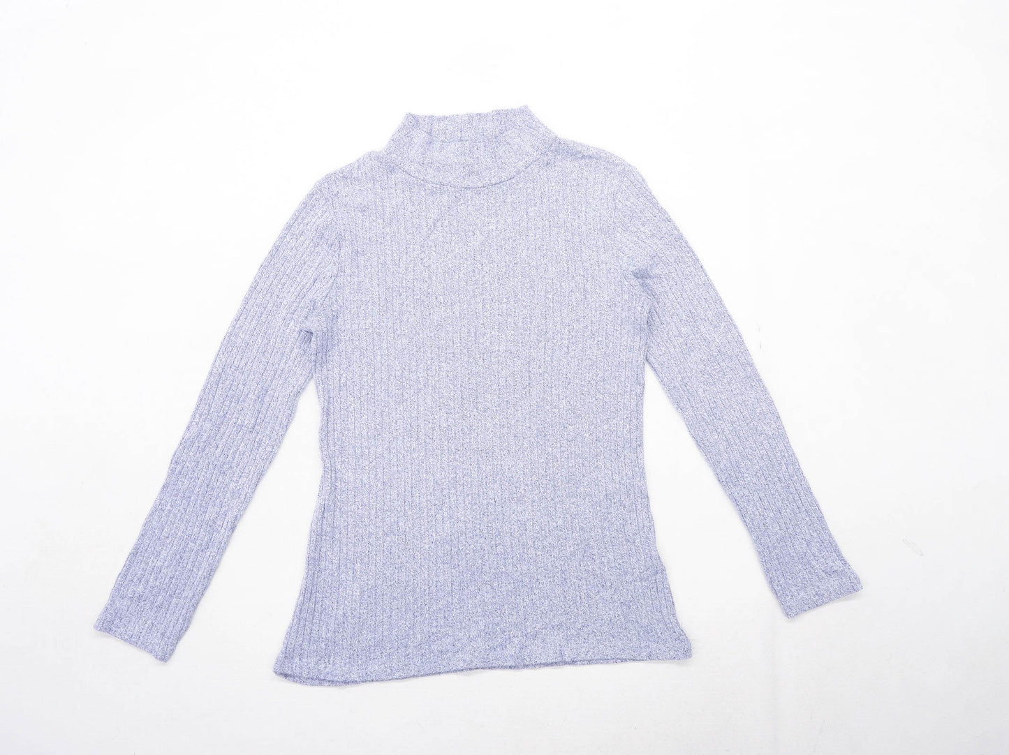 Lottie Womens Size 14 Textured Elastane Blend Blue Top (Regular)