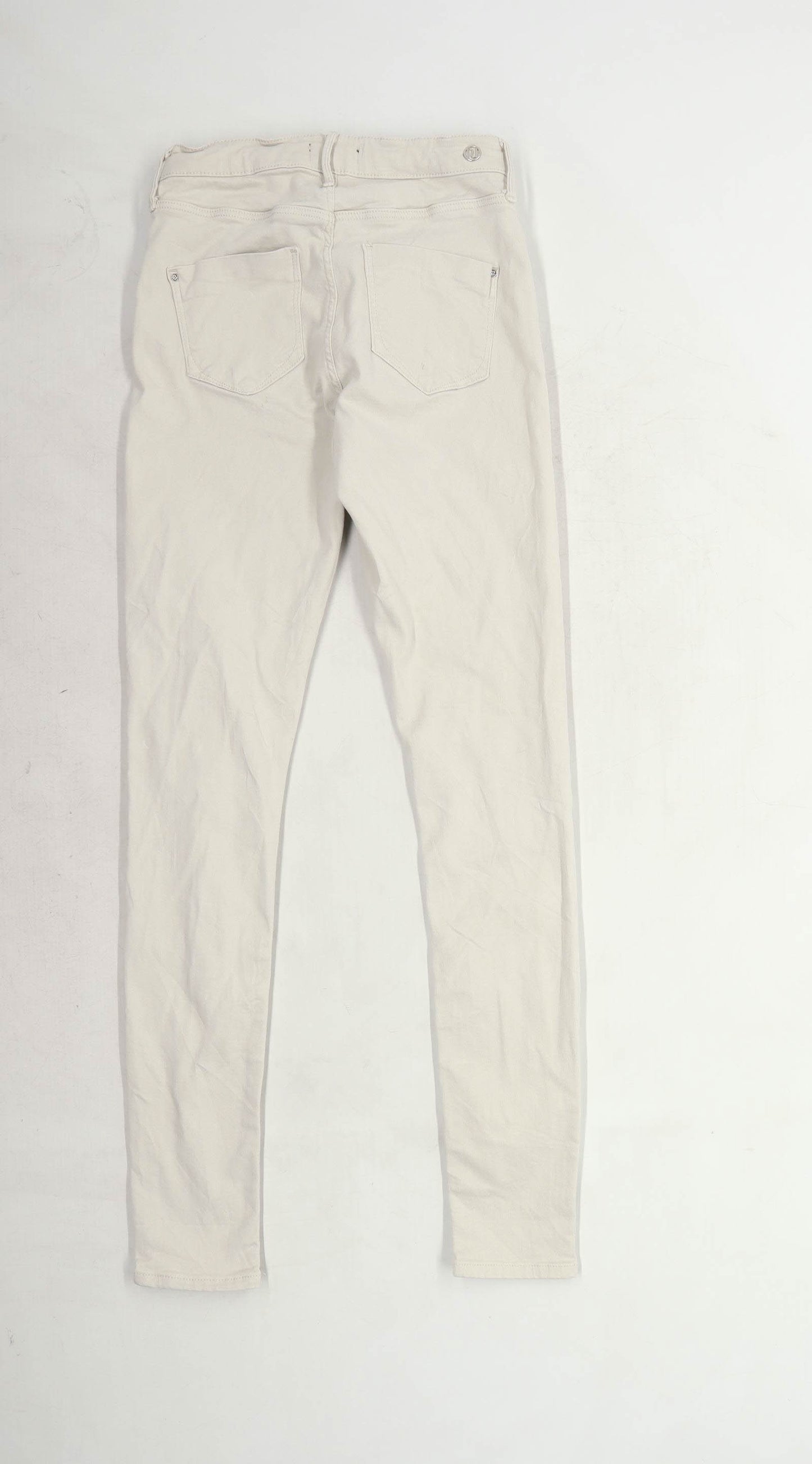 Womens River Island Beige Denim Jeans Size 10/L29