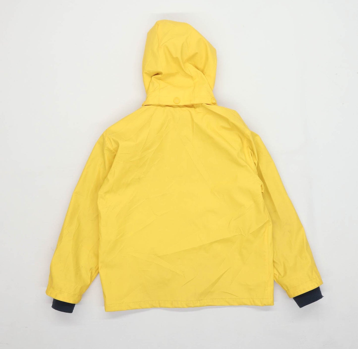 Manor Girls Yellow Zip Up Raincoat Coat Age 7-8 Years