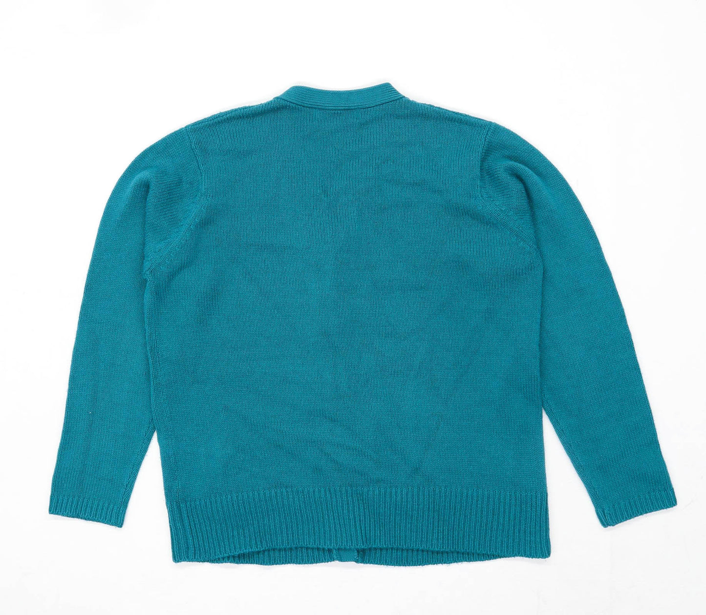 Honor Millburn Womens Size 14-16 Green Cardigan (Regular)