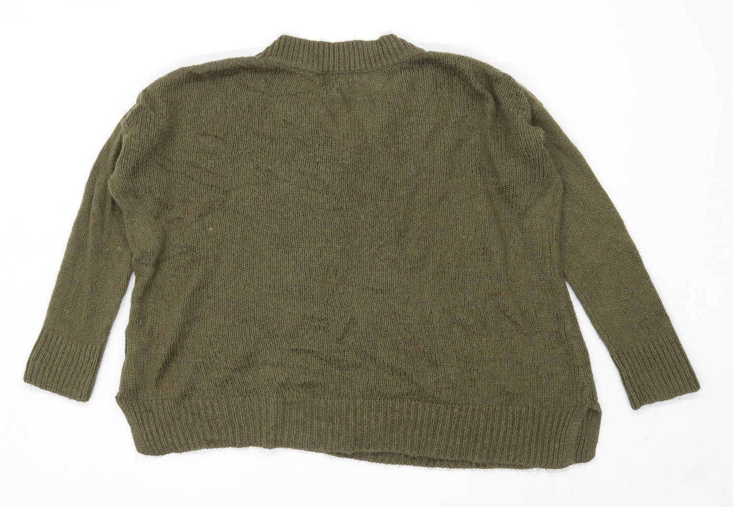 New Look Womens Size S Green Jumper (Regular)