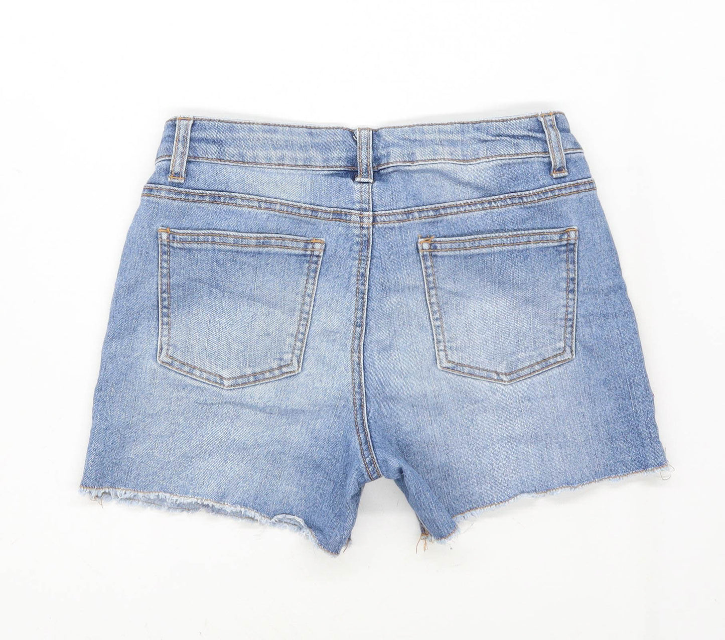 Cat & Jack Girls Graphic Blue Skinny Shorts Age XL