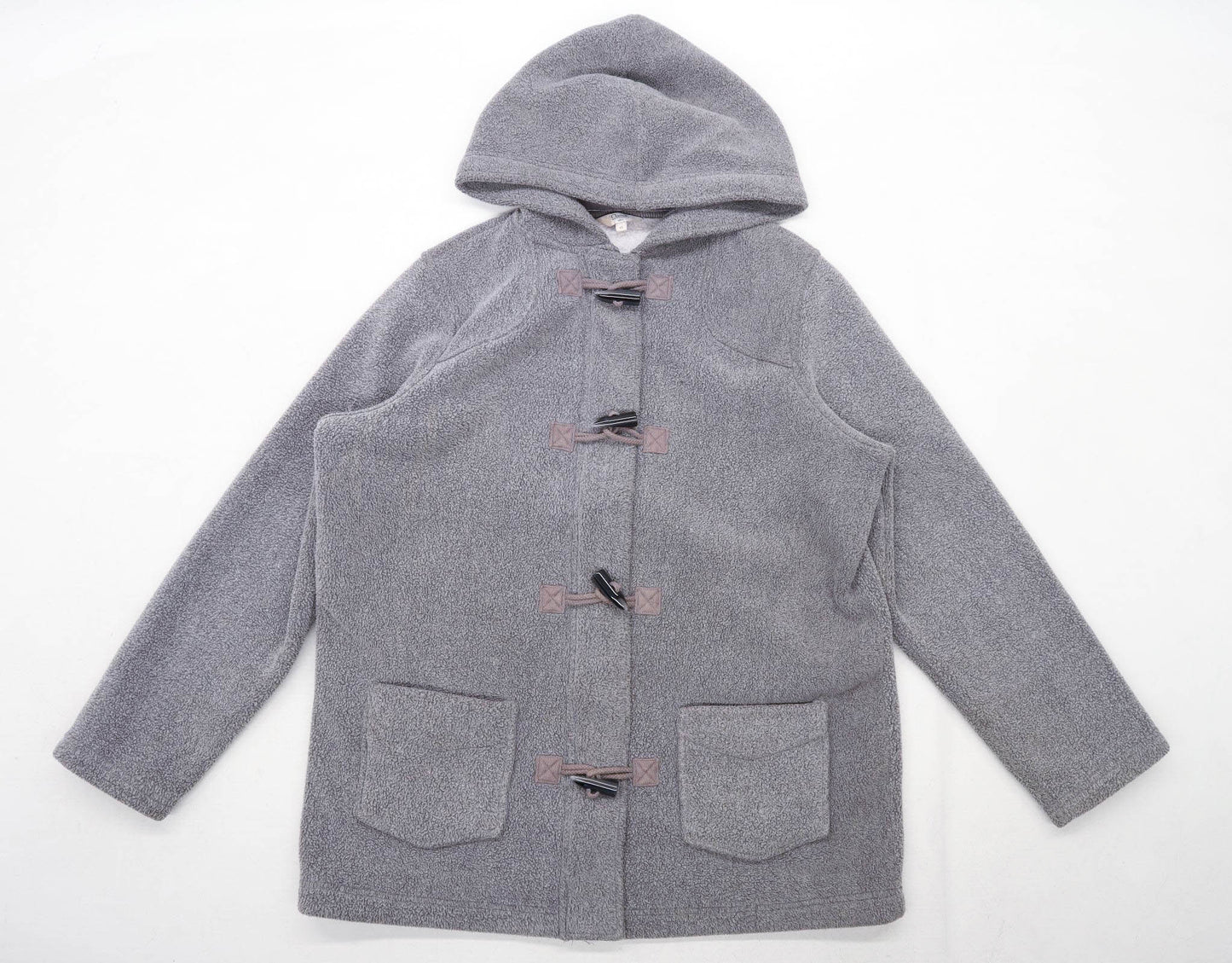 Marks & Spencer Womens Size 12 Fleece Grey Jacket