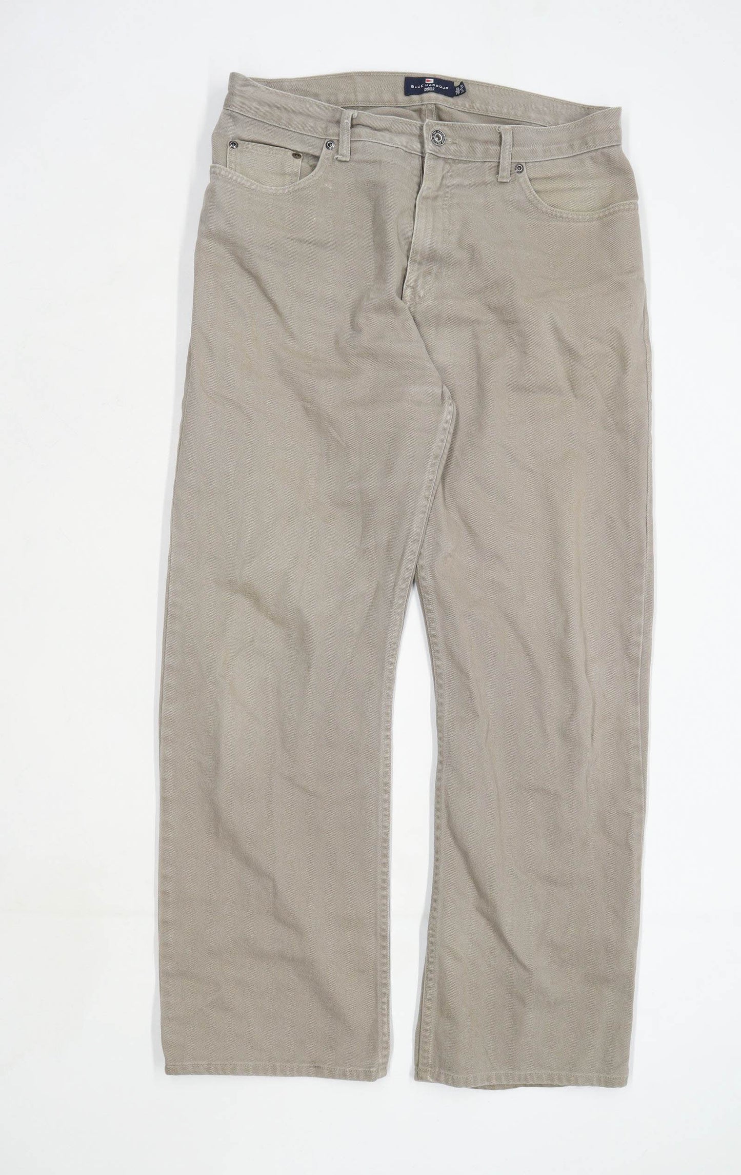 Marks & Spencer Mens Brown Denim Jeans Size W34/L31