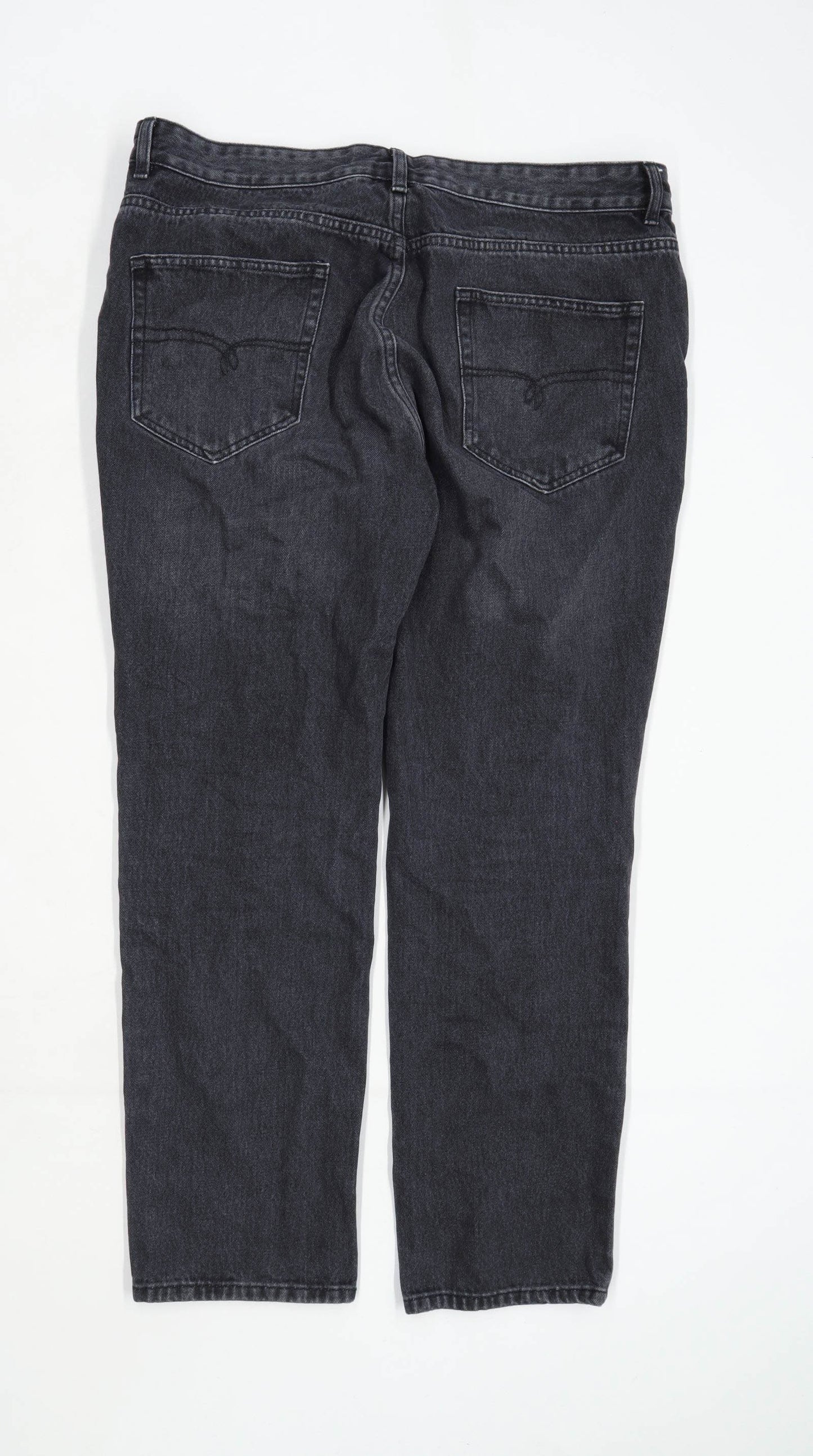Next Mens Black Denim Jeans Size W36/L29