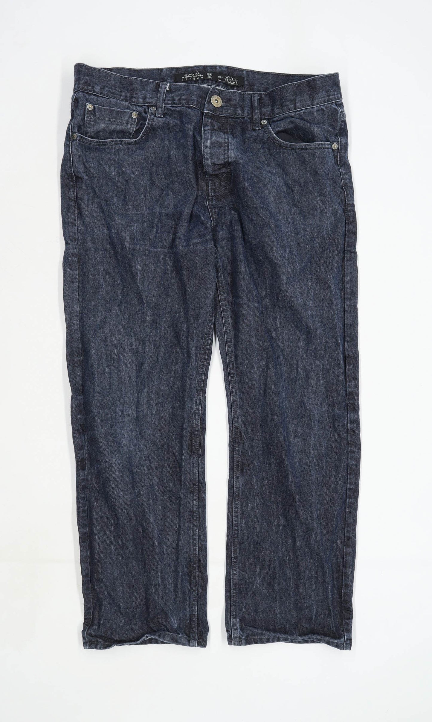 Burton Mens Blue Denim Jeans Size W36/L30