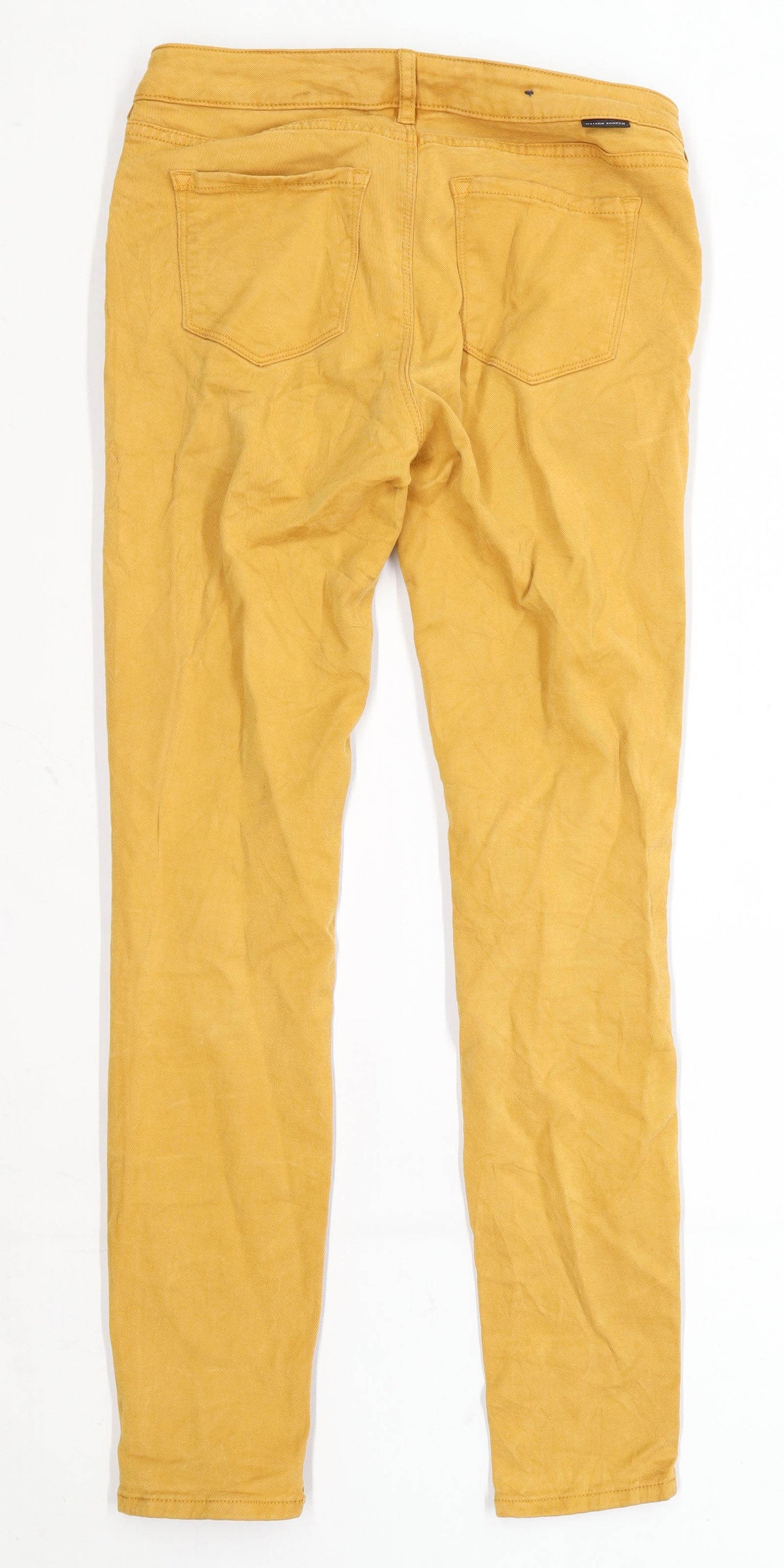 Womens Maison & Scotch Yellow Denim Jeans Size W28/L27