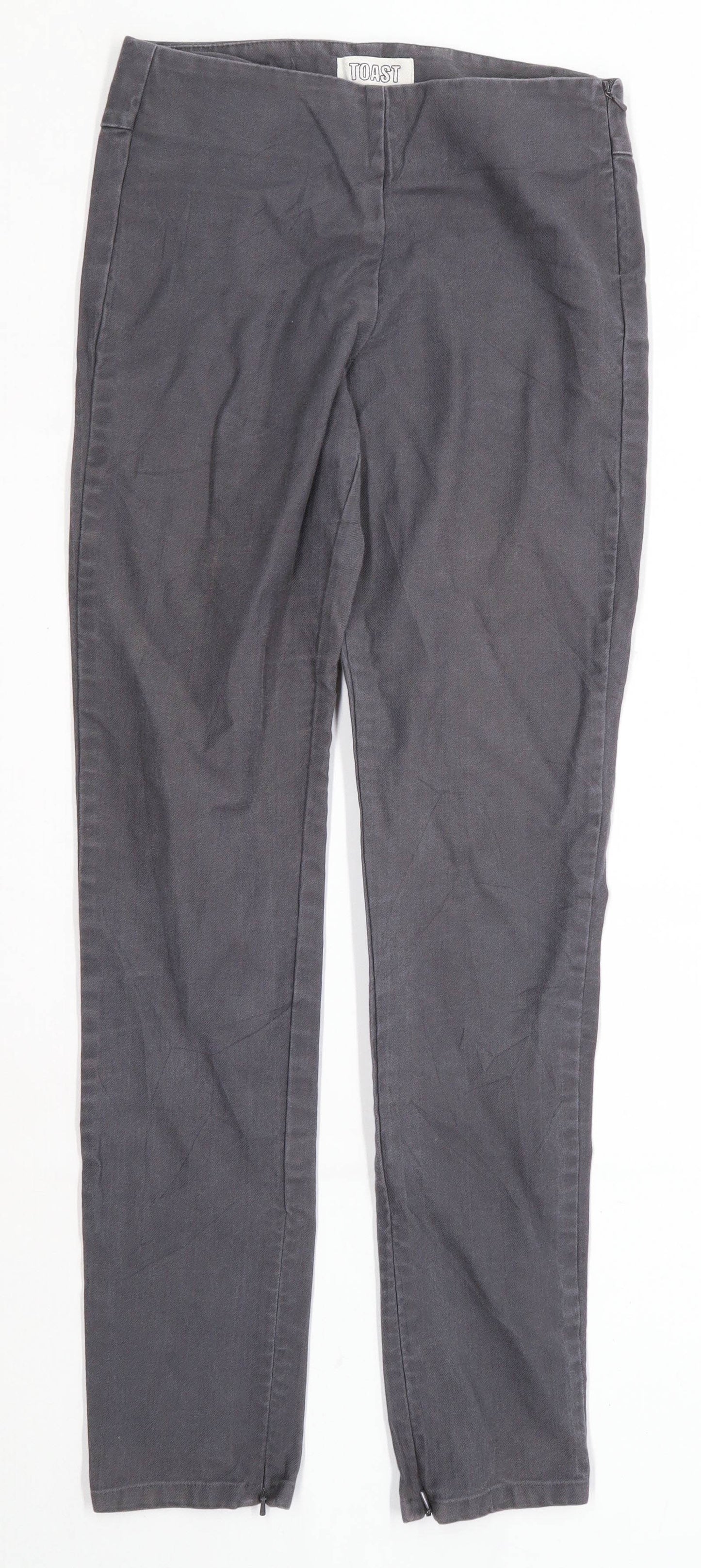 Womens Toast Grey Denim Jeggings Size W26/L28
