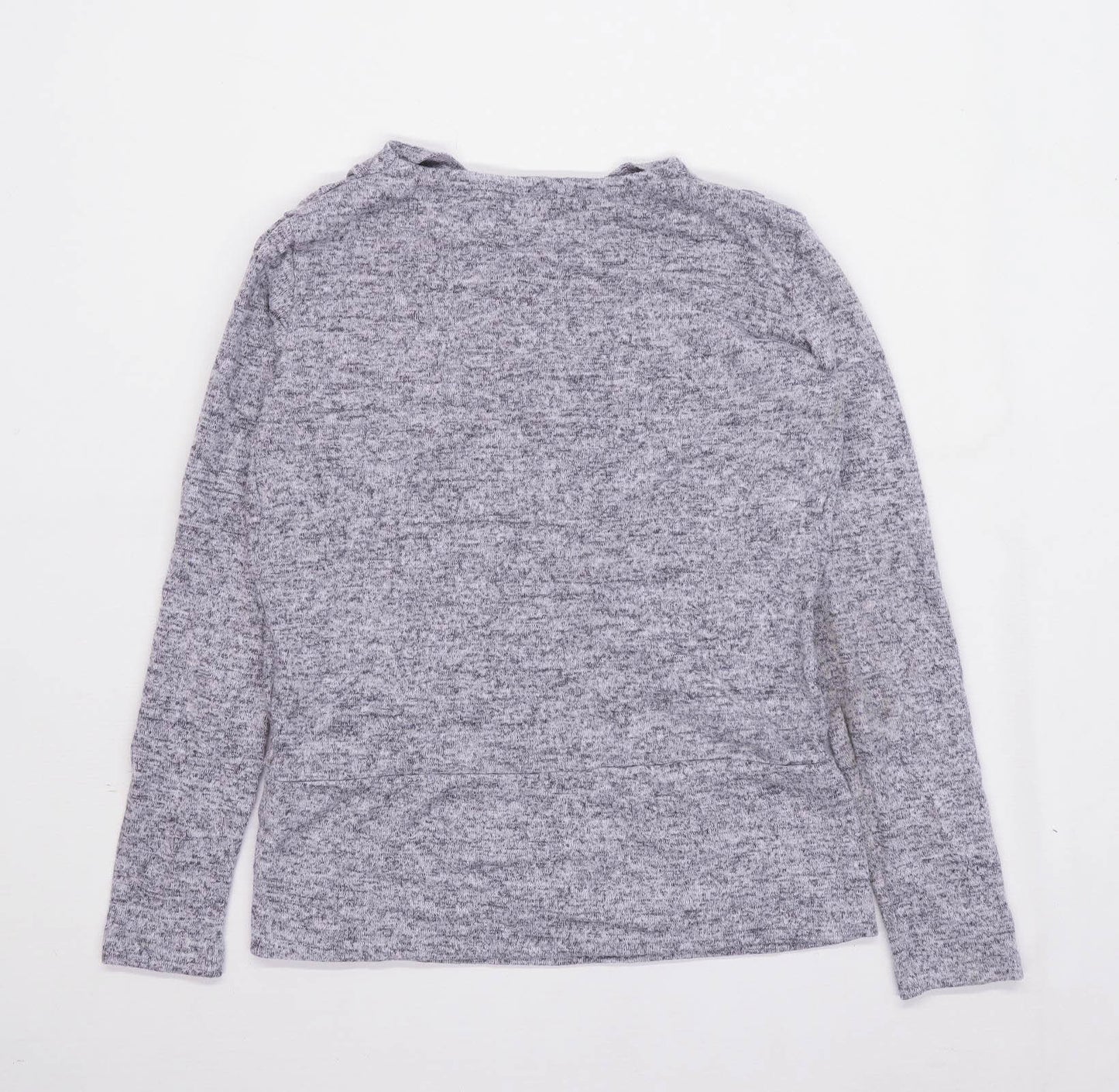 Dorothy Perkins Womens Size 10 Grey Top (Regular)