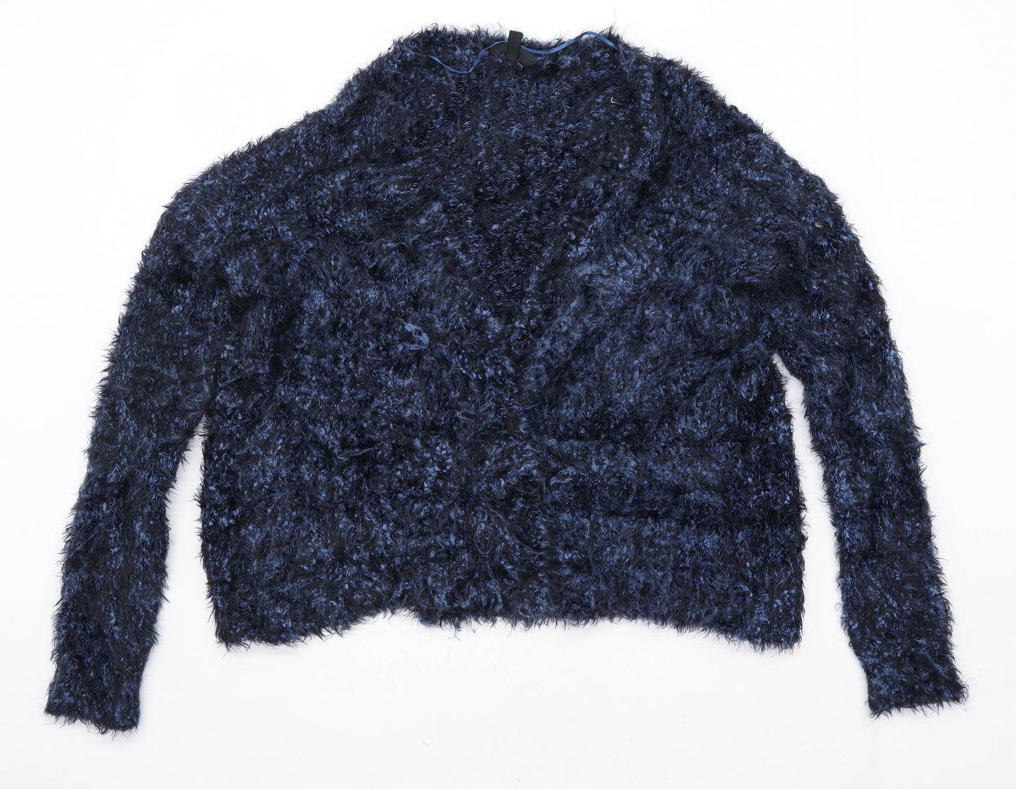 Topshop Womens Size 10 Blue Cardigan (Regular)