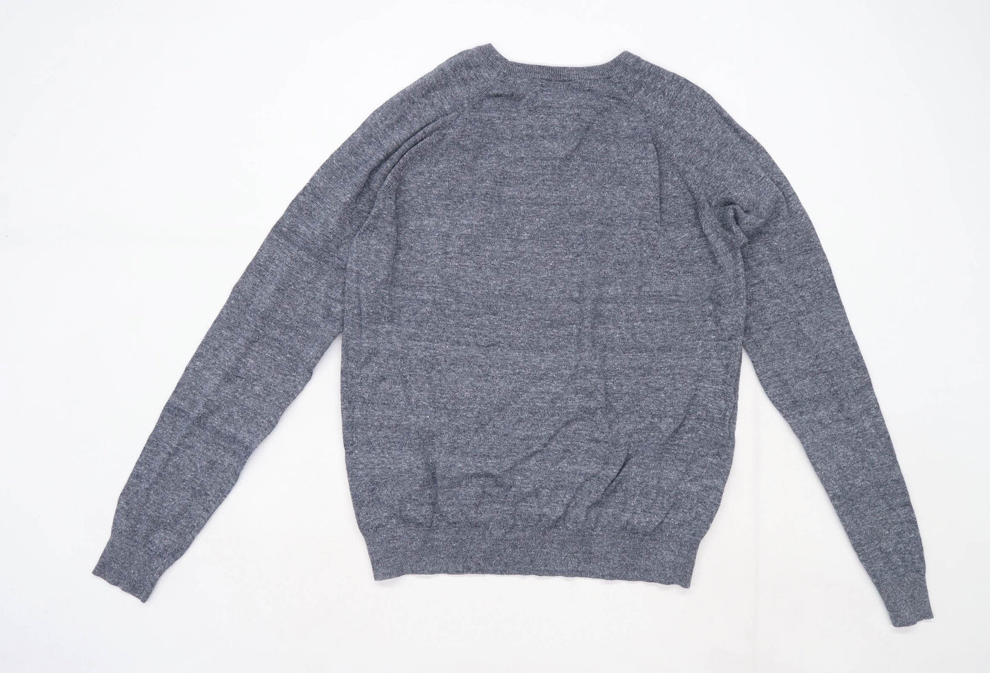 Threadbare Mens Size L Cotton Blend Grey Jumper