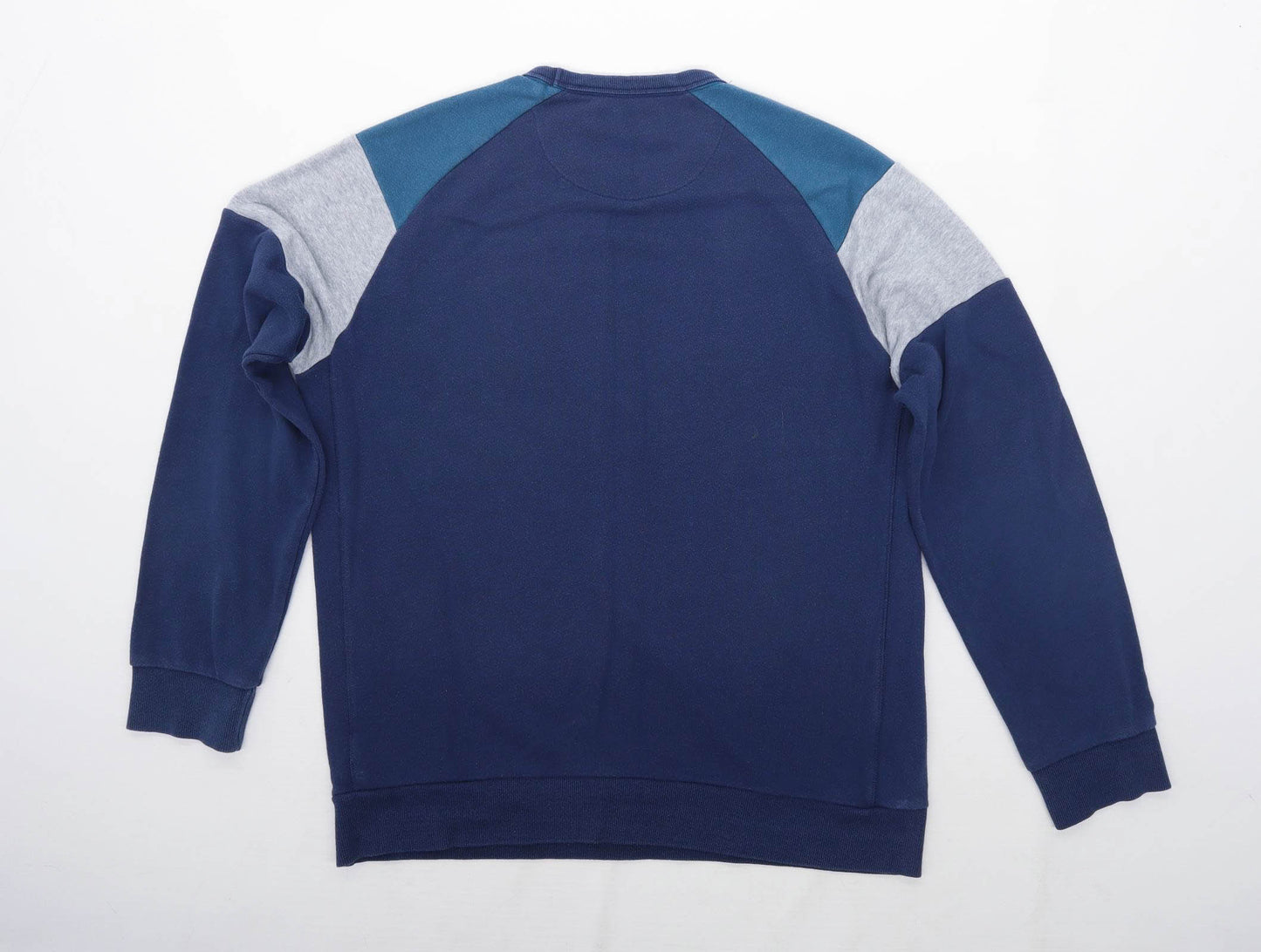 Matalan Mens Size L Cotton Blend Blue Sweatshirt