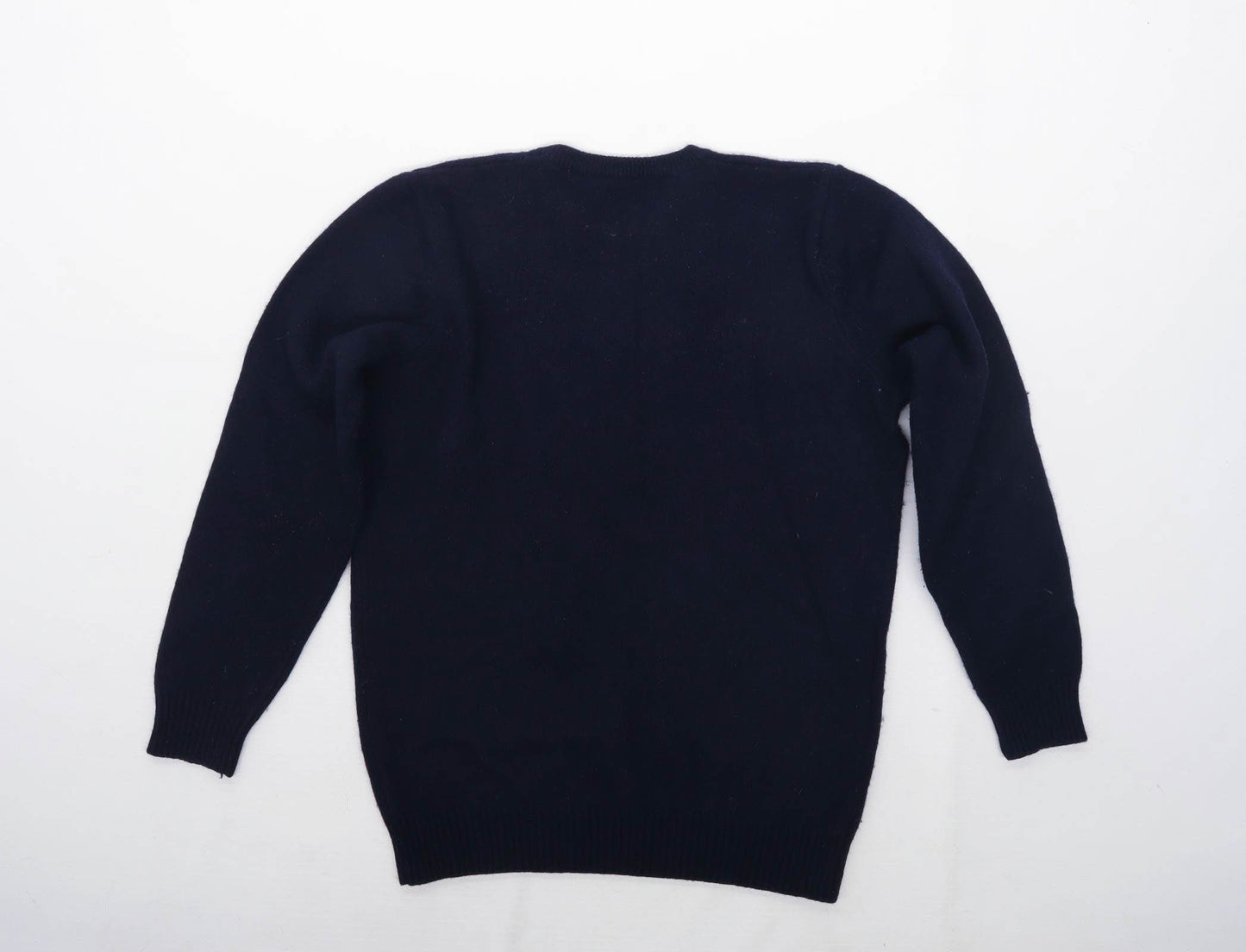ACW85 Mens Size M Lambswool Blue Jumper