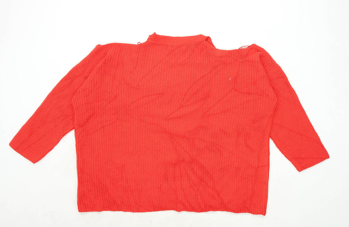 New Look Womens Size 26 Red Jumper (Regular)