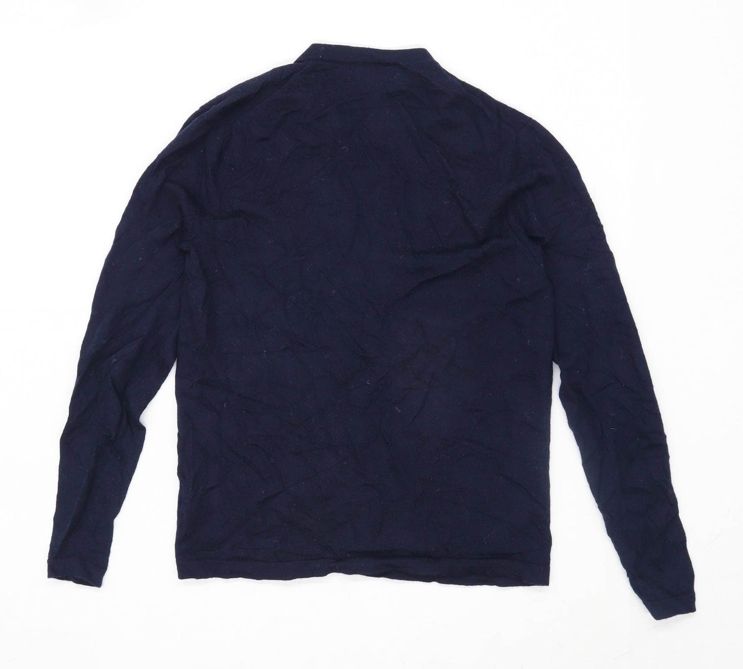 Nigel Hall Mens Size M Merino Wool Blend Black Jumper