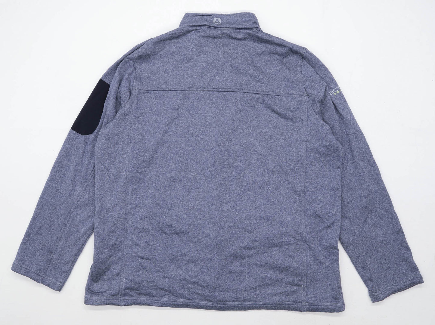 Tog 24 Mens Size 2XL Blue Zip Up Sweatshirt