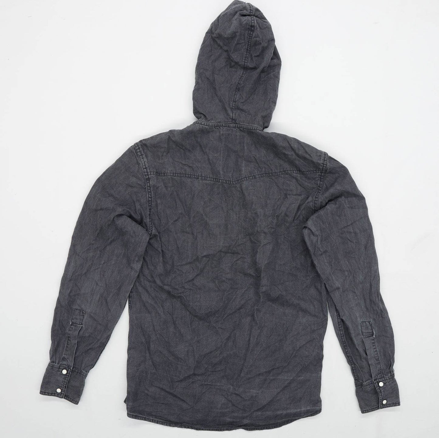 Petroleum Mens Size S Cotton Grey Hoodie