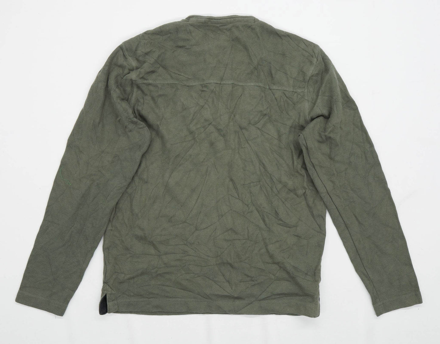 TU Mens Size M Cotton Green Jumper