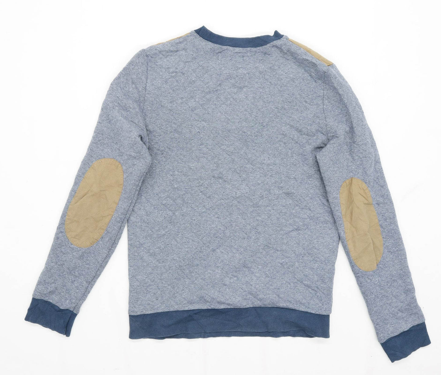 Topman Mens Size S Cotton Blue Sweatshirt