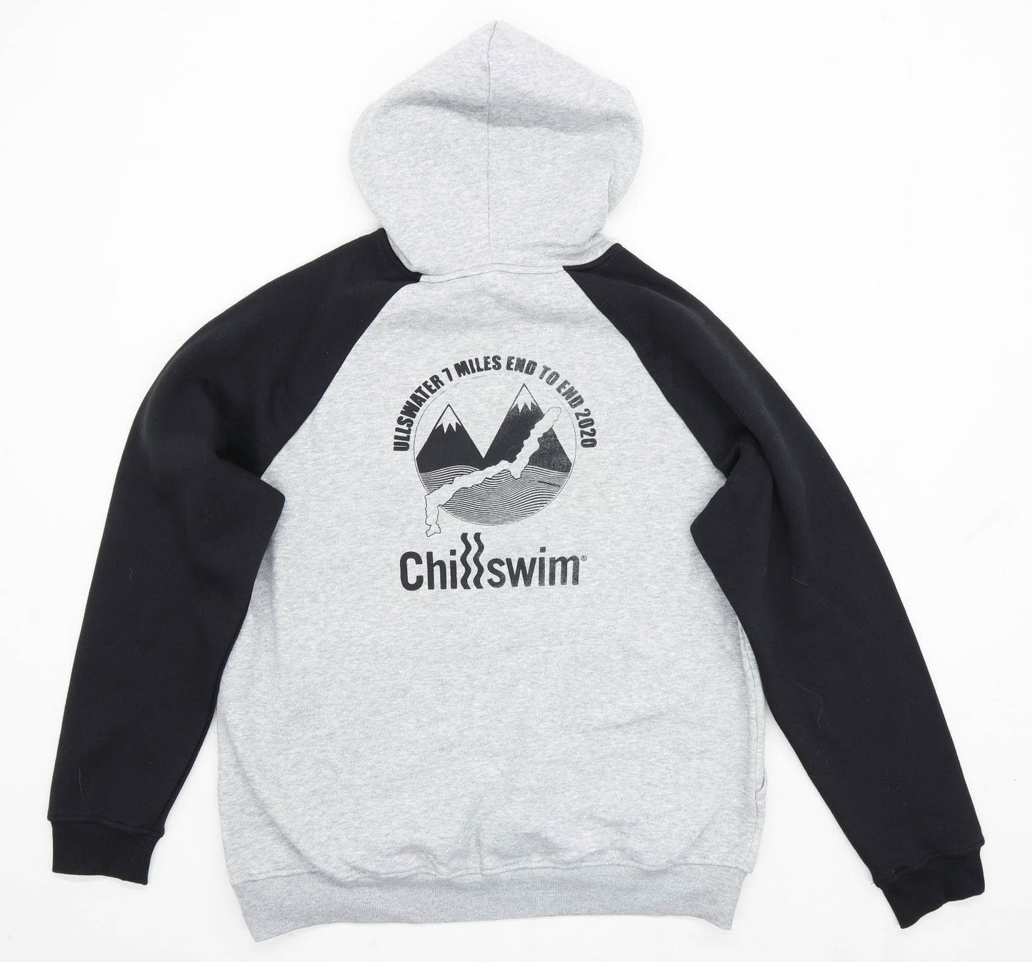 Roly Mens Size L Cotton Grey Chillswim Hoodie