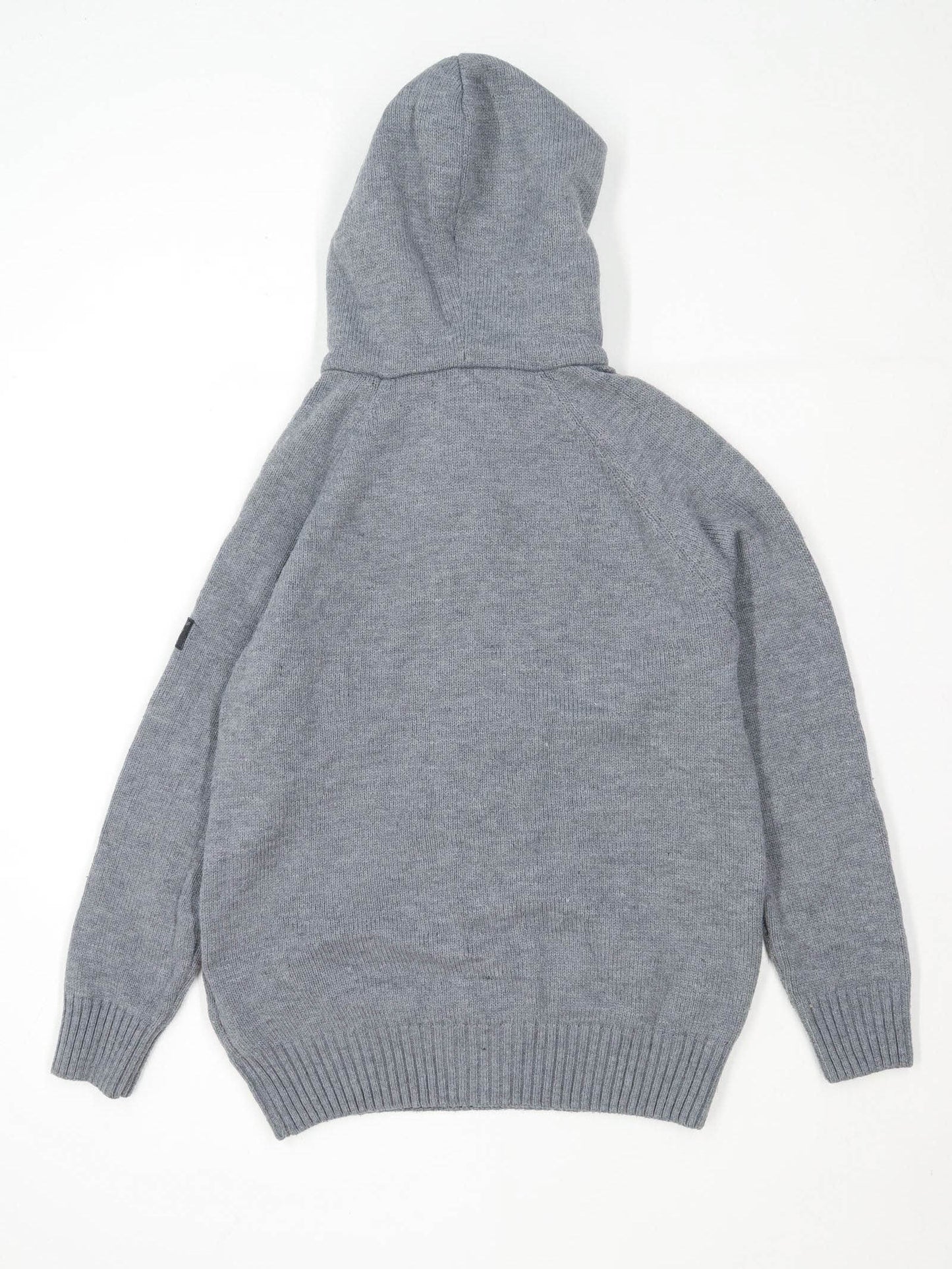 Firetrap Mens Size XL Textured Grey Hoodie