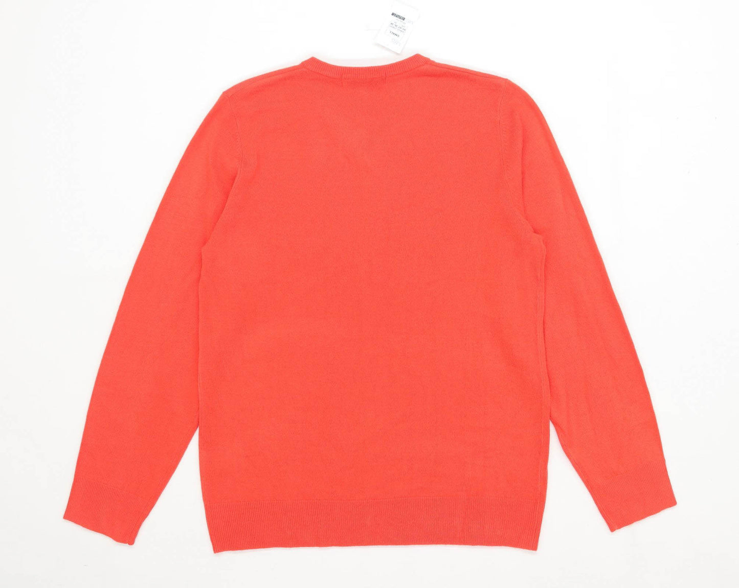 Marks & Spencer Mens Size S Red V Neck Jumper