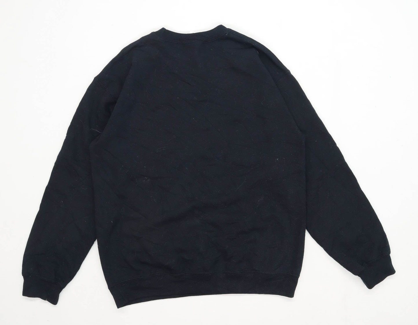 Gildan Mens Size M Cotton Blend Graphic Black Emmy Land Sweatshirt