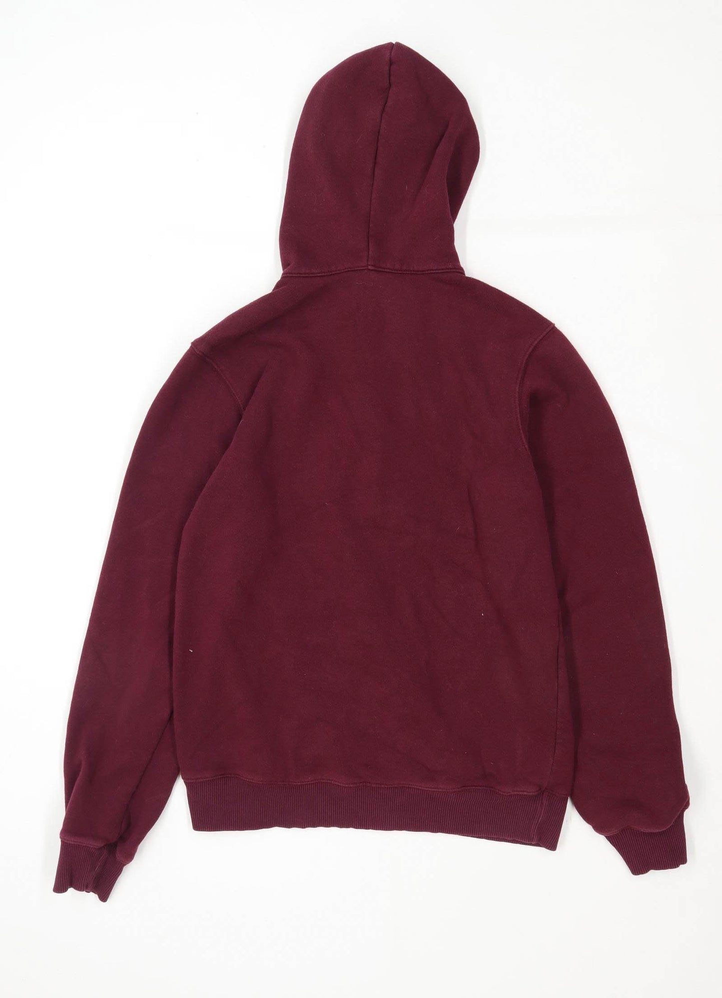 Iron killa Mens Size S Cotton Blend Graphic Burgundy Logo Hoodie
