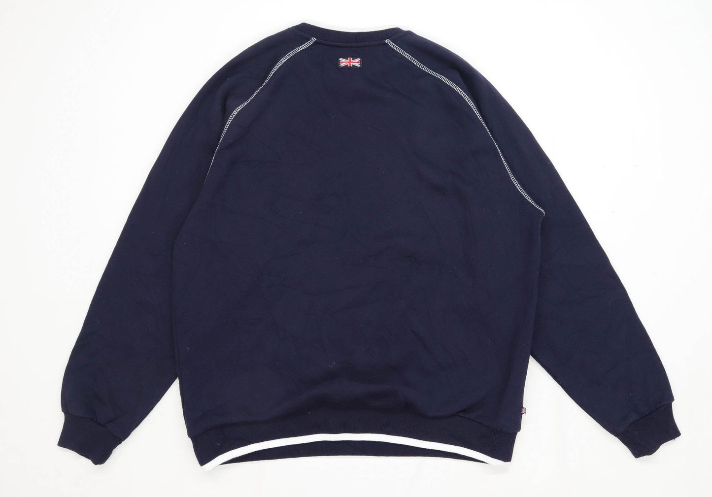 Lonsdale Mens Size L Graphic Blue Logo Sweatshirt