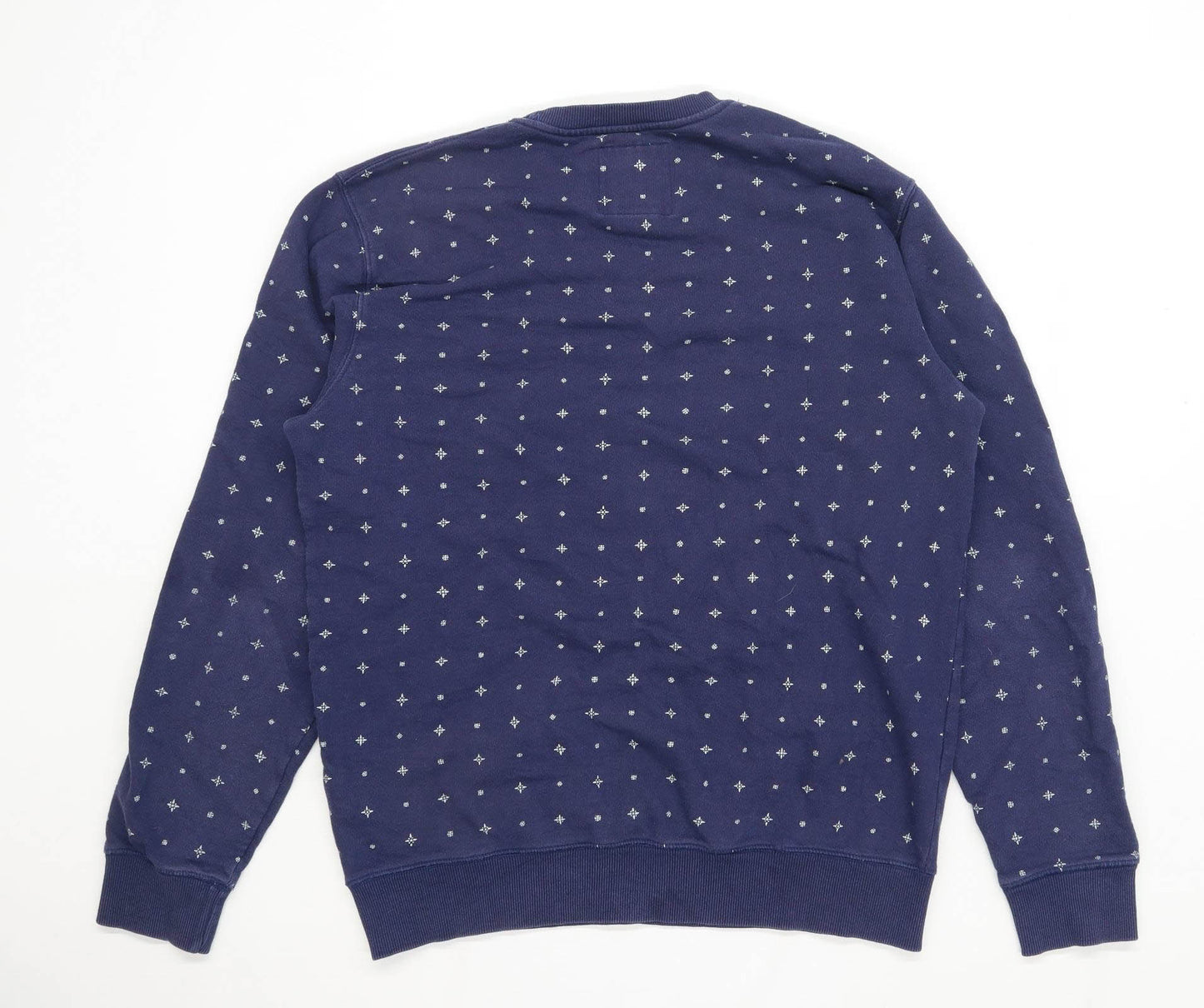 Vans Mens Size M Cotton Spotted Blue Sweatshirt