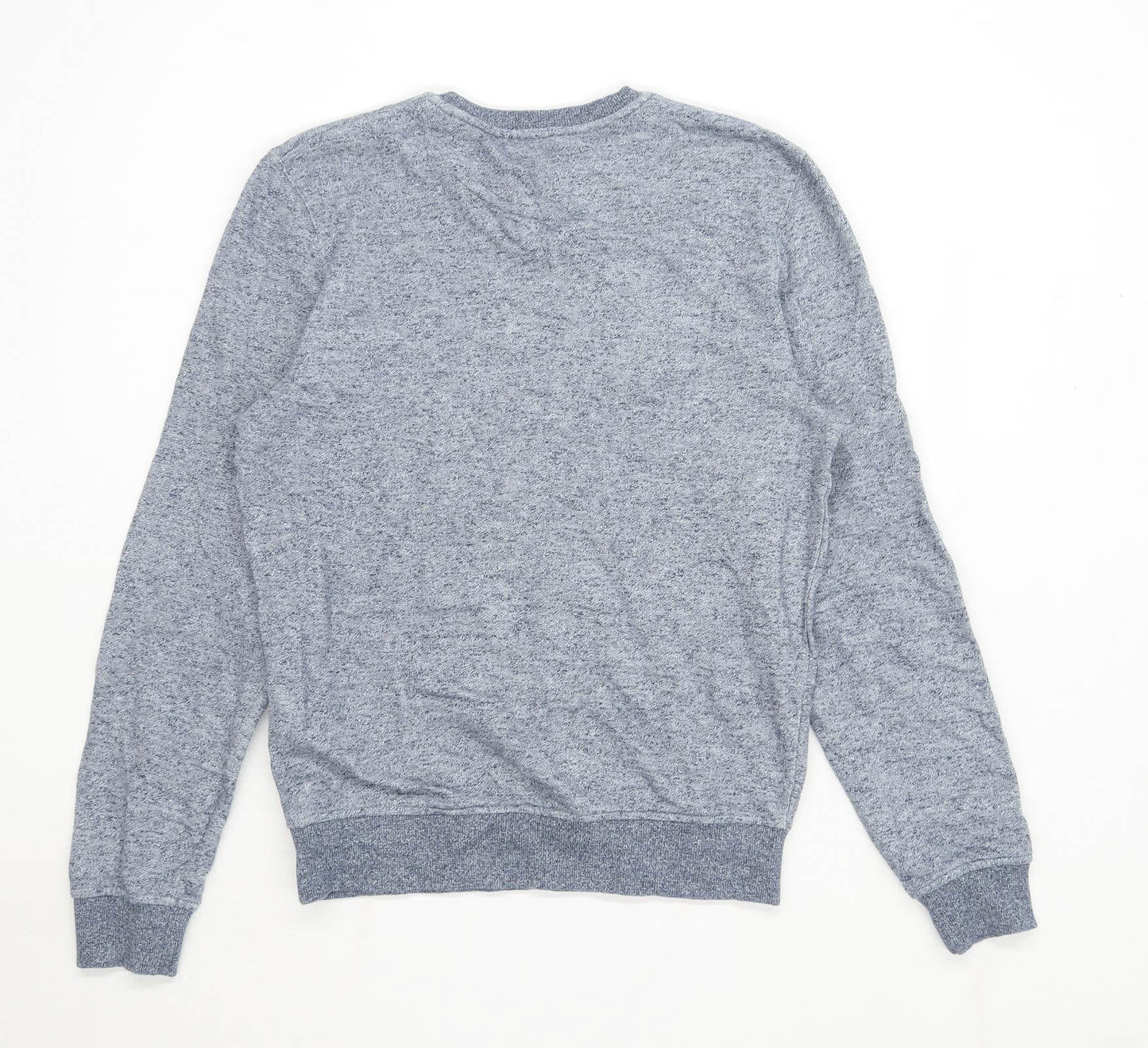 Lyle & Scott Mens Size S Cotton Graphic Blue Logo Sweatshirt