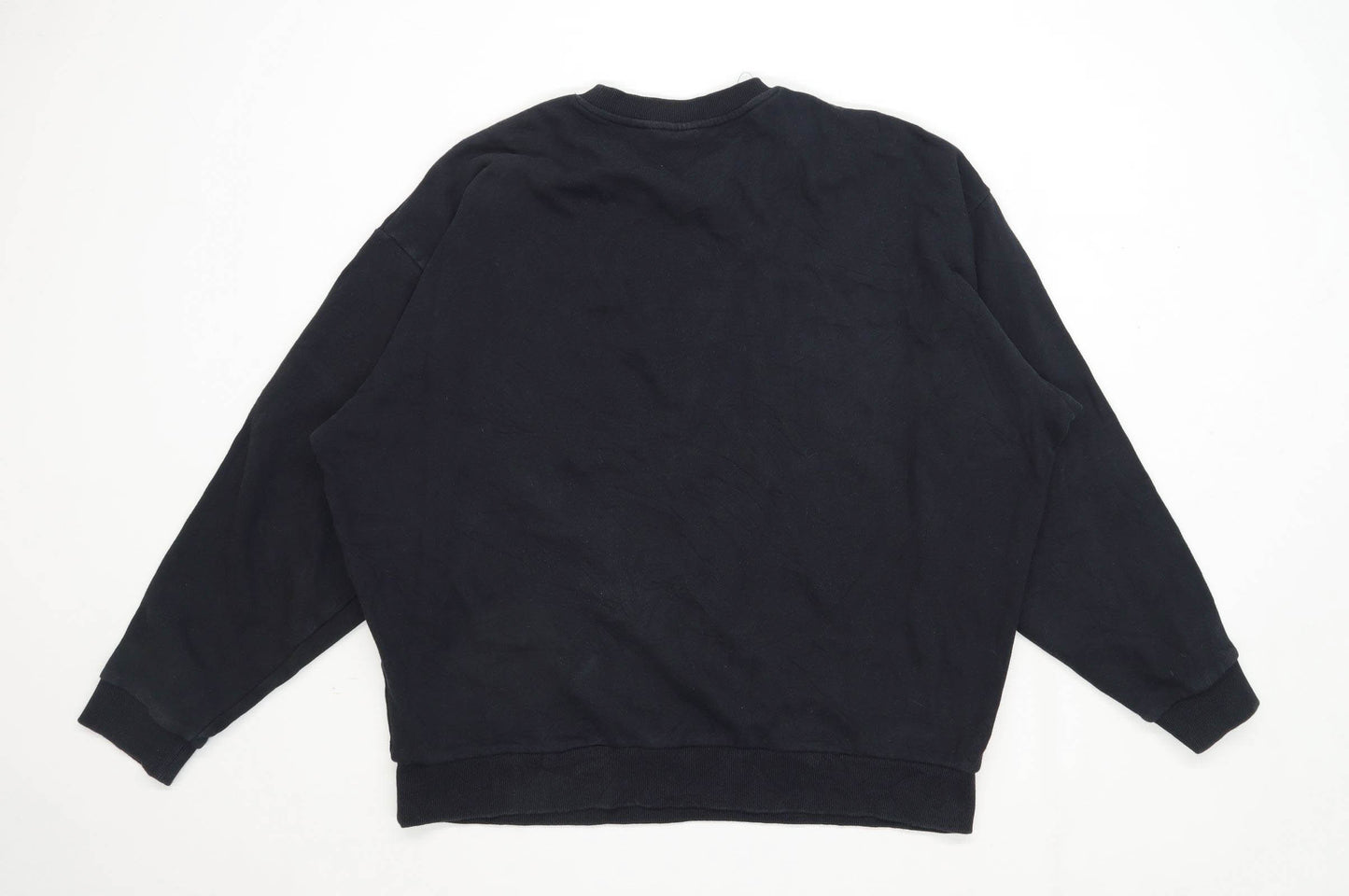 Asos Mens Size L Cotton Black Sweatshirt