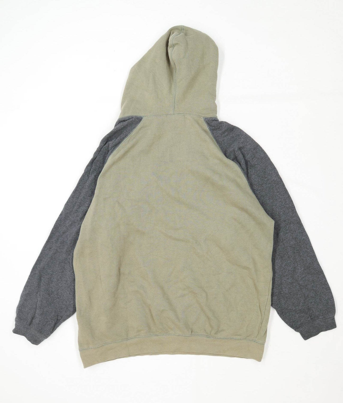 Kangol Mens Size L Cotton Blend Graphic Green Logo Hoodie