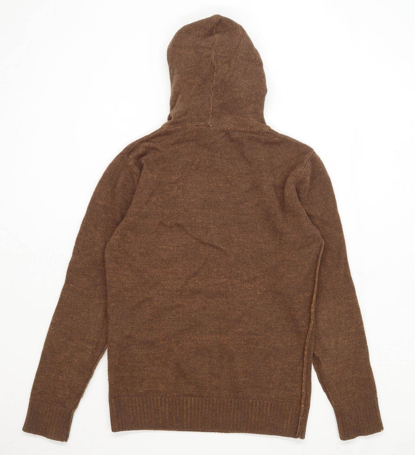 H&M Mens Size S Brown Hoodie
