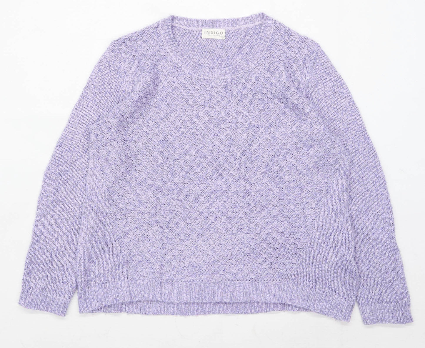 Marks & Spencer Womens Size 14 Purple Jumper (Regular)