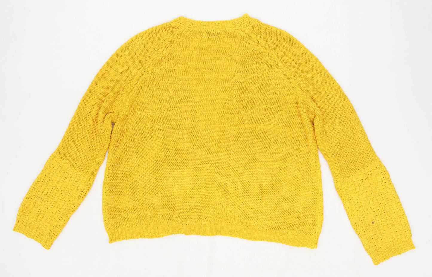 Papaya Womens Size L Yellow Jumper (Regular)