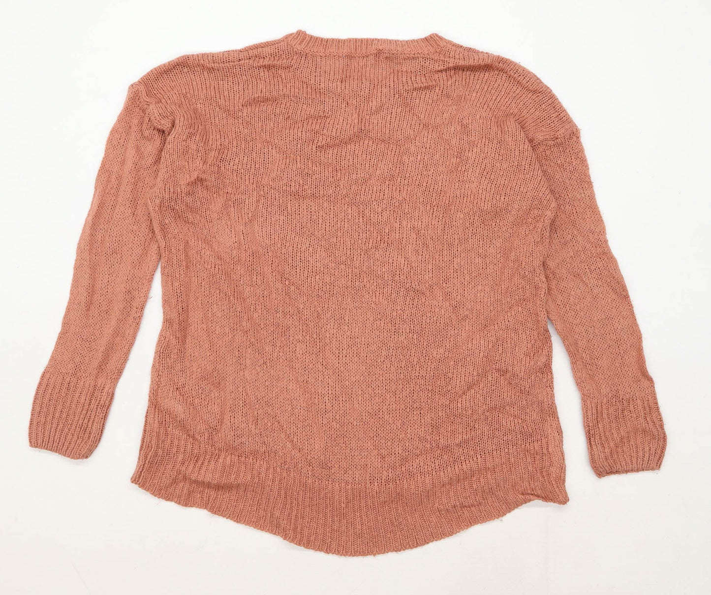 New Look Womens Size L Pink Jumper (Regular)