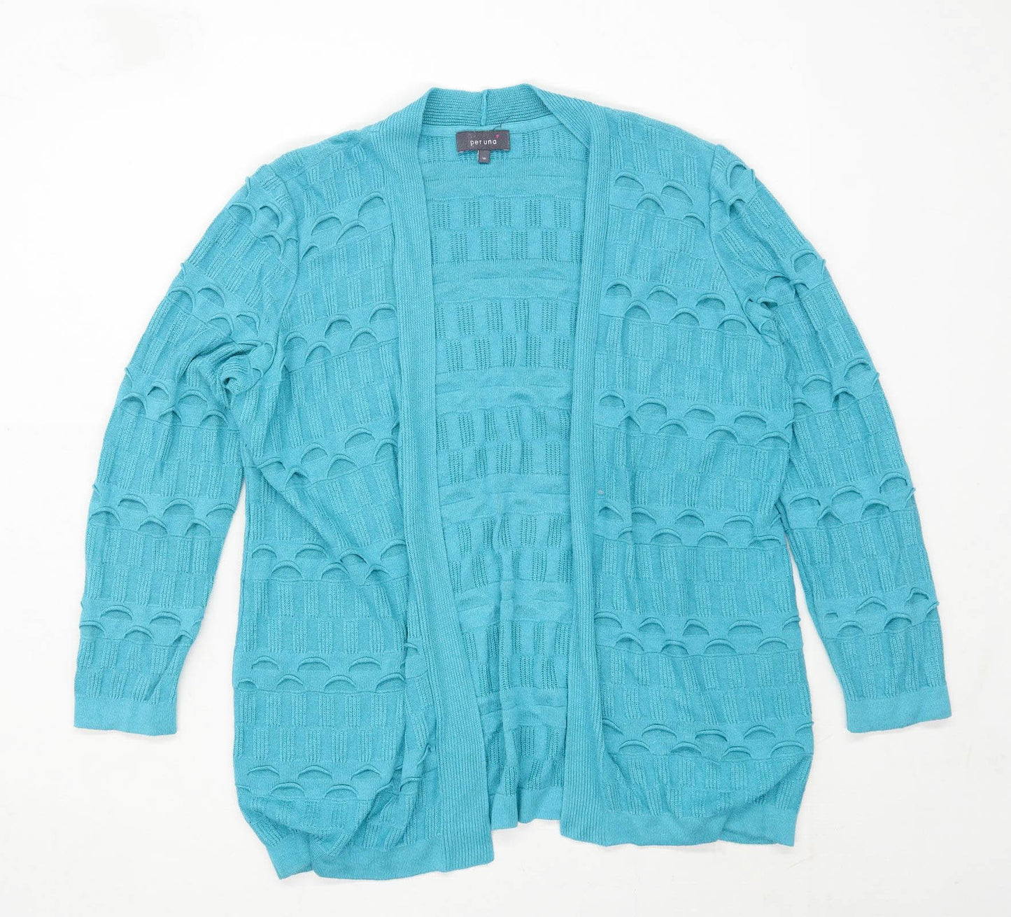 Per Una Womens Size 16 Blue Cardigan (Regular)