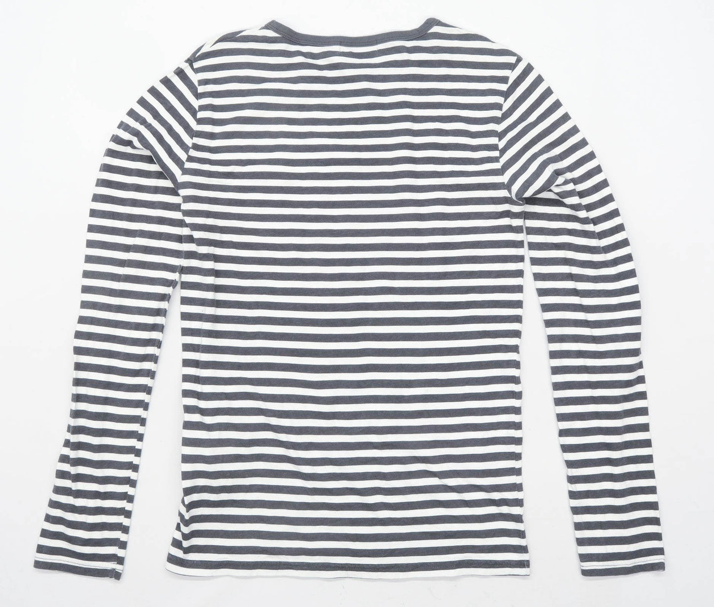 Topman Mens Size 2XS Cotton Striped Multi-Coloured T-Shirt