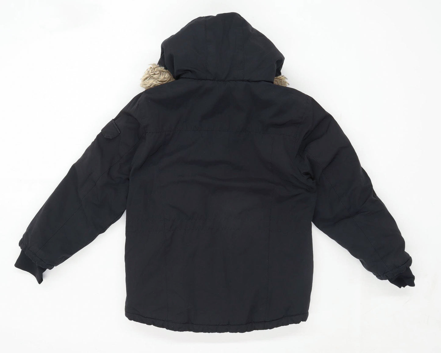 Nutmeg Boys Black Coat Age 8-9 Years