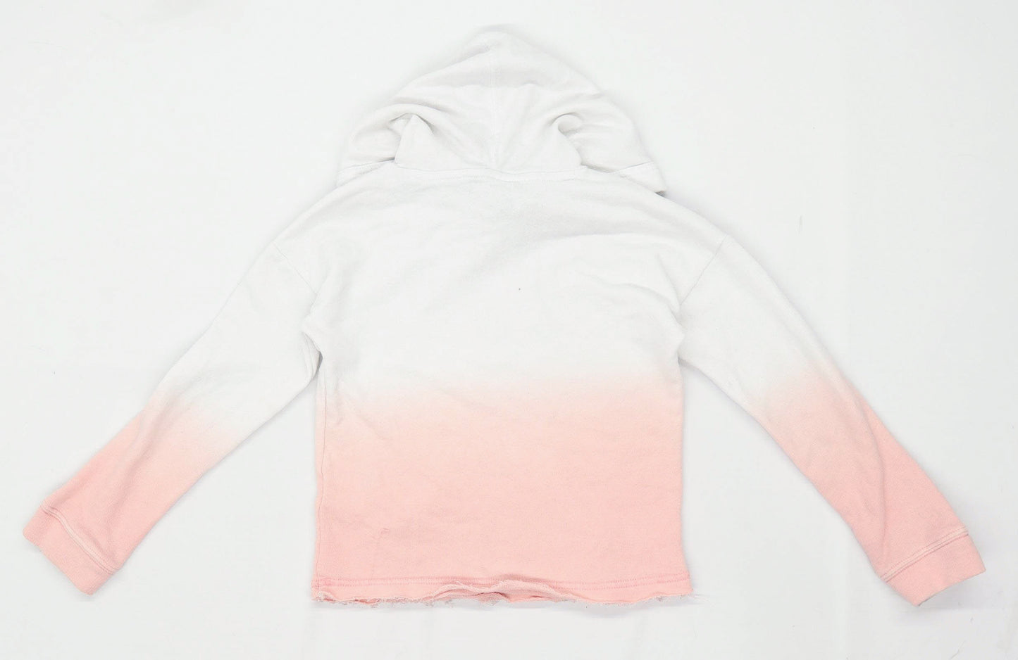 Abercrombie Girls Pink Ombre Hoodie Age 7-8 Years