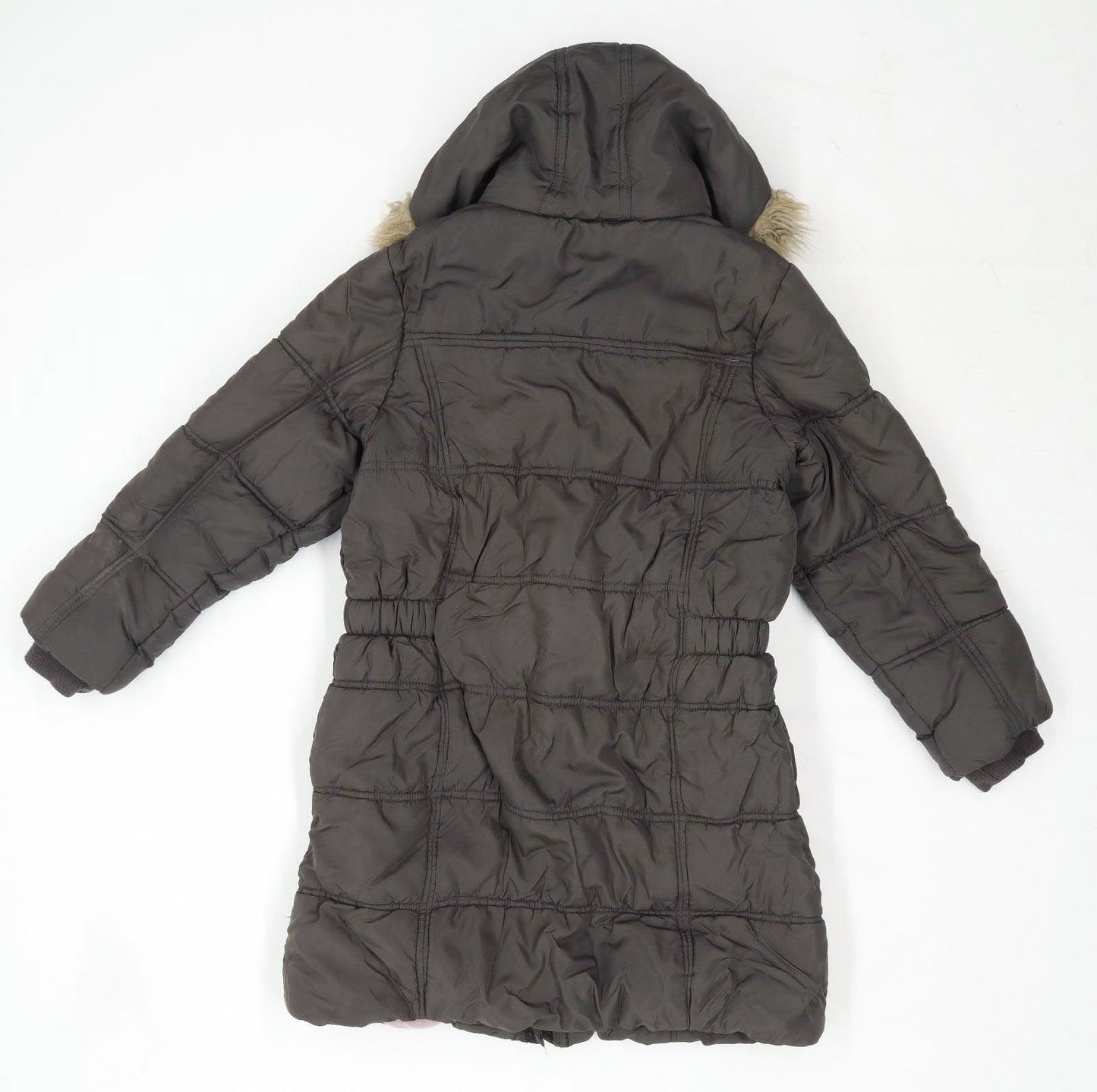 Millie Girls Green Parka Coat Age 9 Years