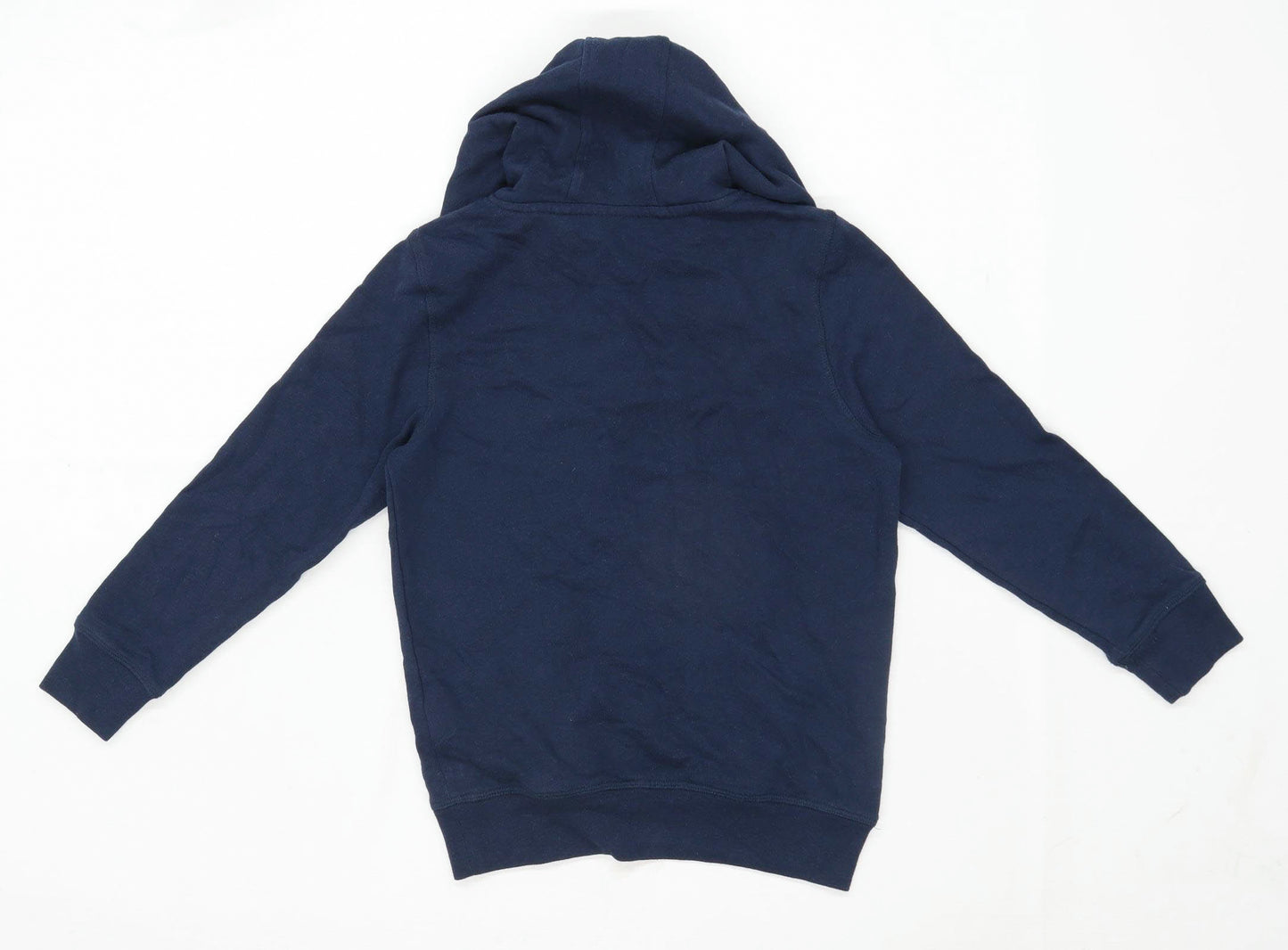 Equestrian Girls Graphic Blue Horses Hoodie Age 9-10 Years