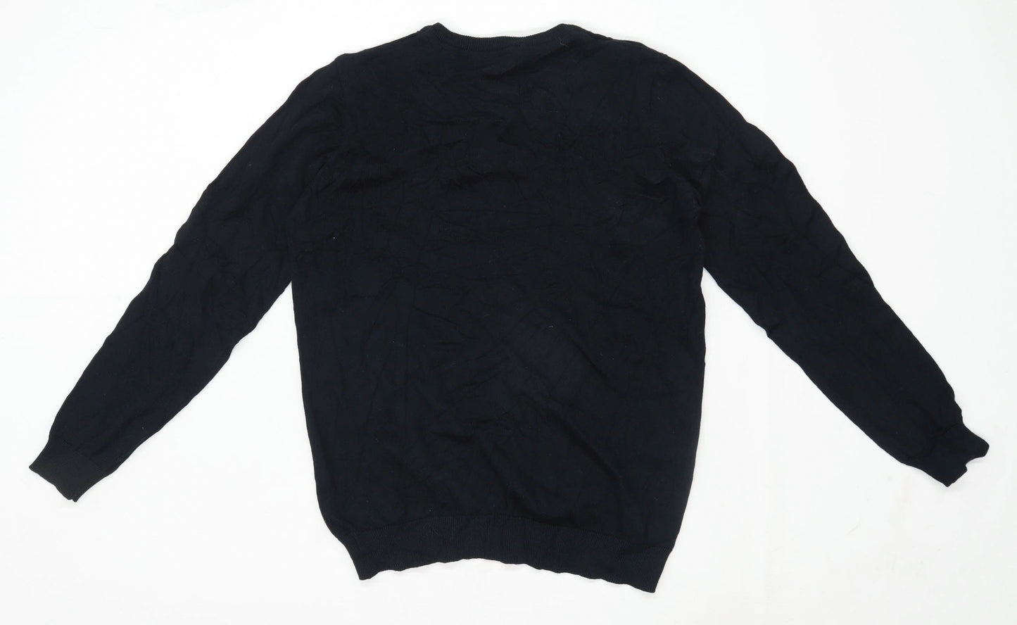 Marks & Spencer Boys Black Jumper Age 14-15 Years