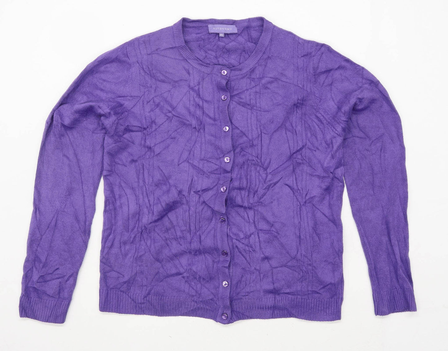 Autonomy Womens Size M-L Purple Cardigan (Regular)