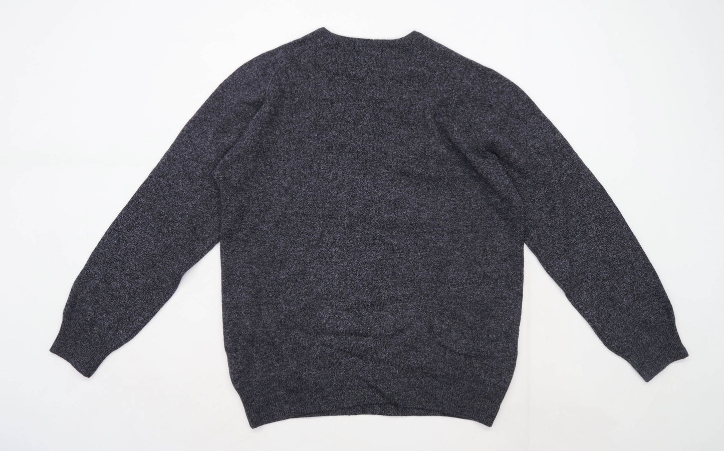 Thomas Nash Mens Size S Lambswool Grey Jumper